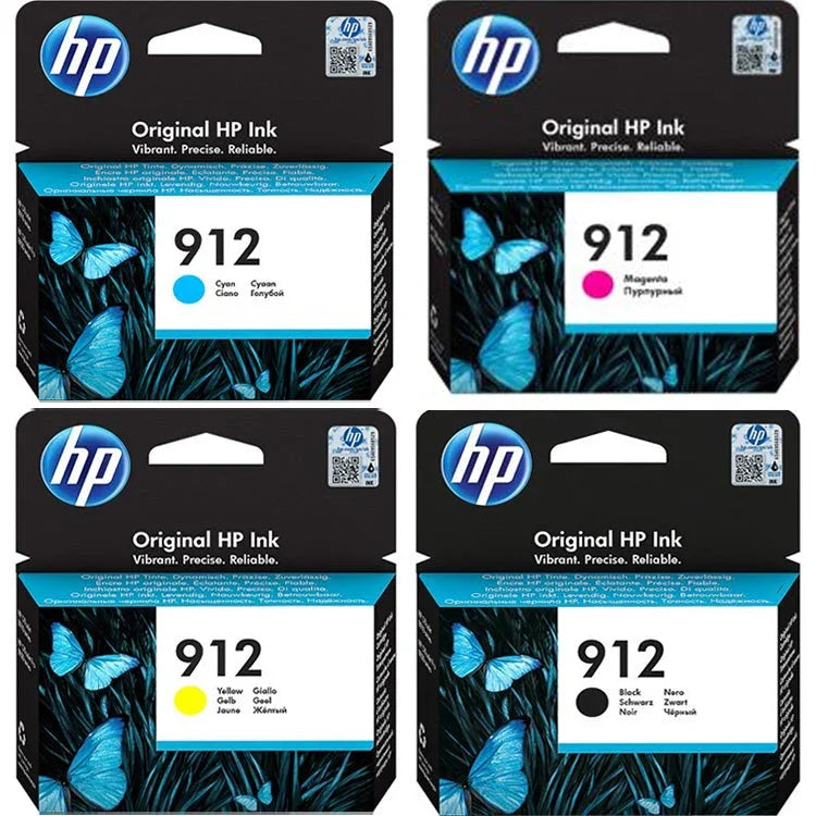 HP 912 Ink Cartridges for HP OfficeJet Pro 8022 8012 8017 printers (3YL80AE) - eBuy UAE